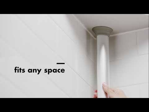 Good Grips Quick-Extend Aluminum Pole Shower Caddy OXO