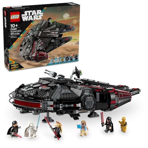 LEGO Star Wars The Dark Falcon Buildable Starship, Star Wars Toy Vehicle Set for Boys and Girls