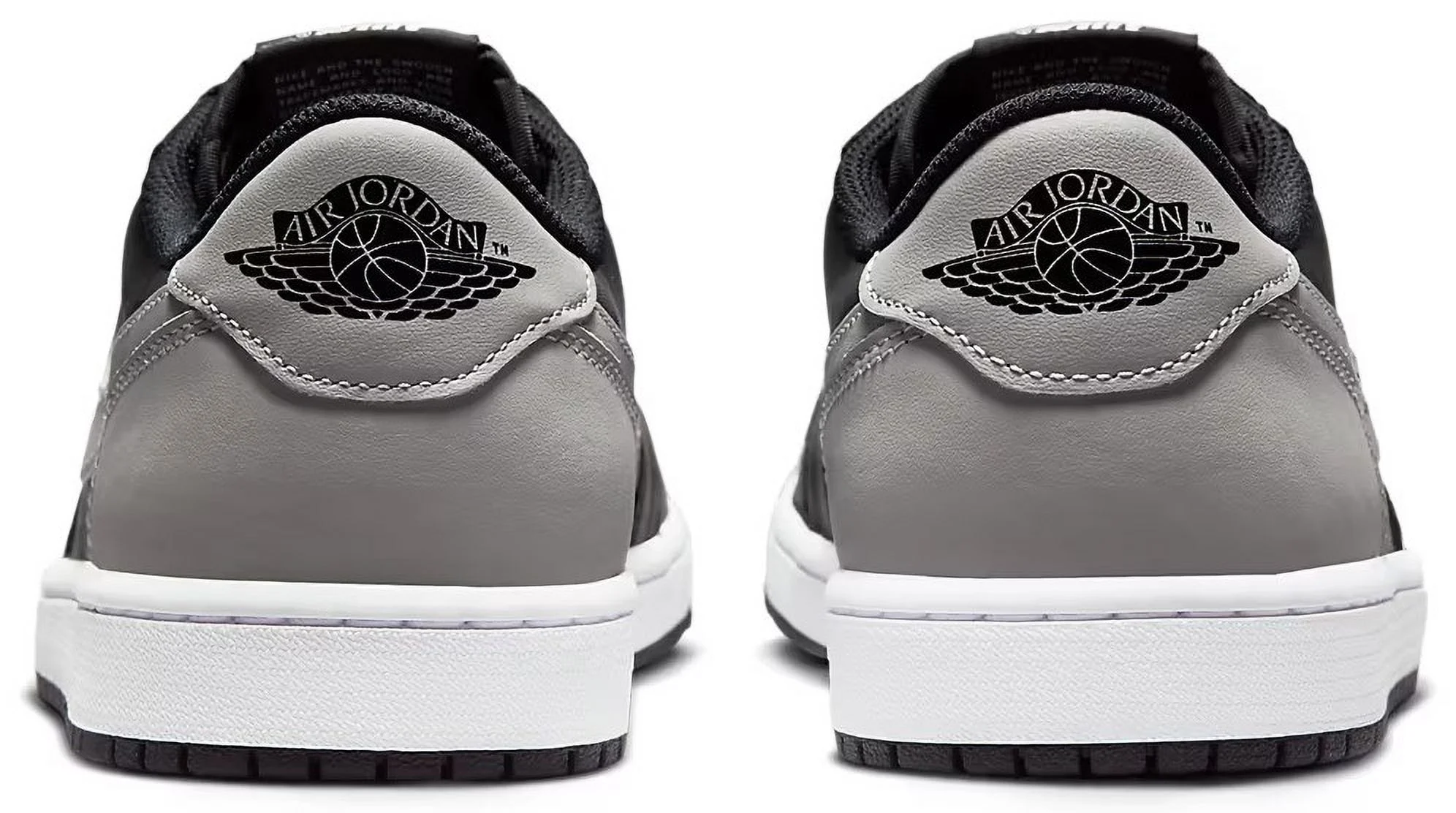 Men's Jordan 1 Retro Low OG "Shadow" Black/Medium Grey-White (CZ0790 003) - 10 - Curated Treasures Market