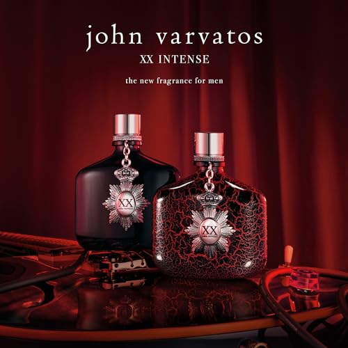 John Varvatos Men's Cologne, XX Intense Eau de Parfum EDP Spray, Woody Oriental Scent with Notes of Cardamom, Orange Flower & Sandalwood