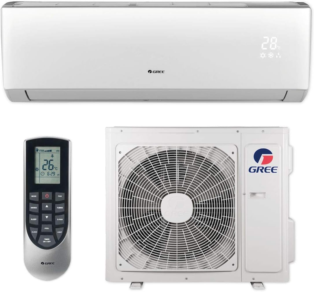 Gree 24,000 BTU 16 SEER LIVO+ Wall Mount Ductless Mini Split Air Conditioner Heat Pump 208/230V - Radiant Selections