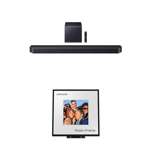 SAMSUNG Q990D 11.1.4ch Soundbar w/Wireless Dolby Atmos Audio, Rear Speaker Included, Q-Symphony, SpaceFit Sound Pro, Adaptive Sound