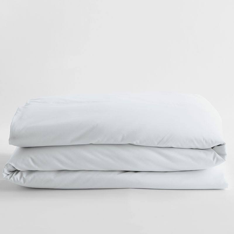 The Company Store Company Cotton Melon Solid 300-Thread Count Wrinkle-Free Sateen Full Duvet Cover