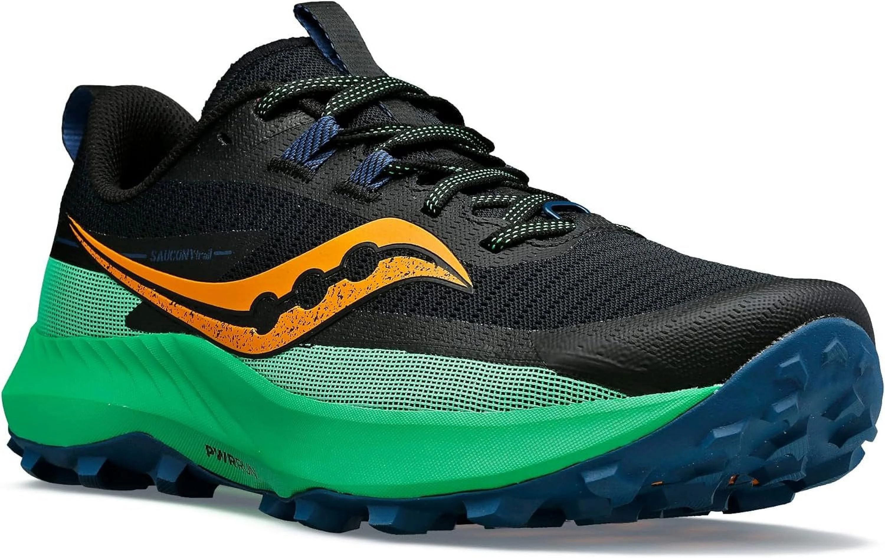 Saucony Men's Peregrine 13 Trail Running Shoe, Finesse Black, 10.5