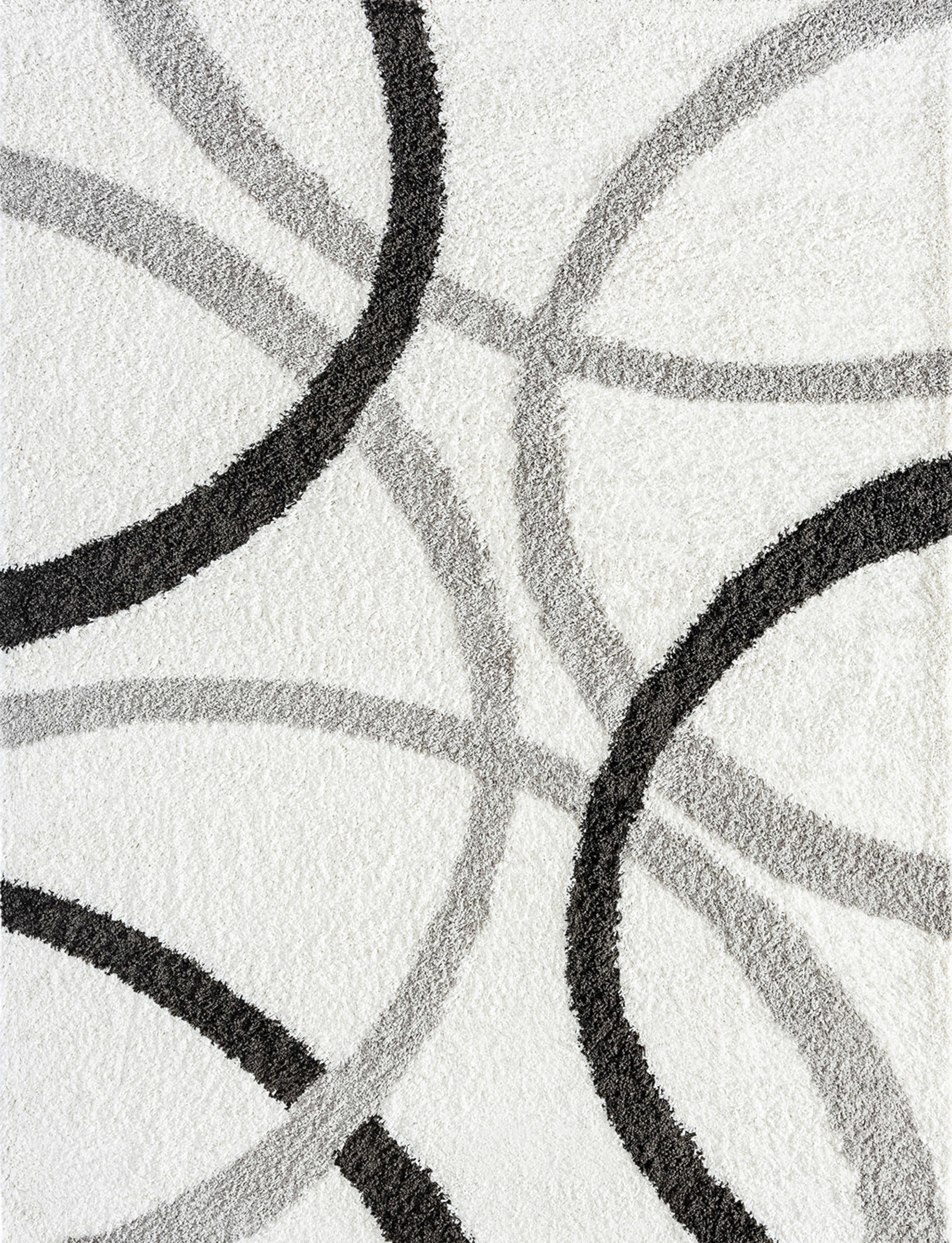 4x6 Modern White Area Rugs for Living Room | Bedroom Rug | Dining Room Rug | Indoor Entry or Entryway Rug | Kitchen Rug | Alfombras para Salas 4' x