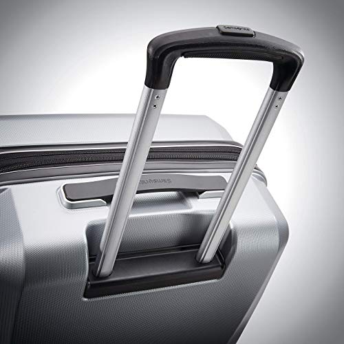Samsonite Winfield 3 DLX Hardside Expandable Luggage with Spinners, Silver, Carry-On 20-Inch