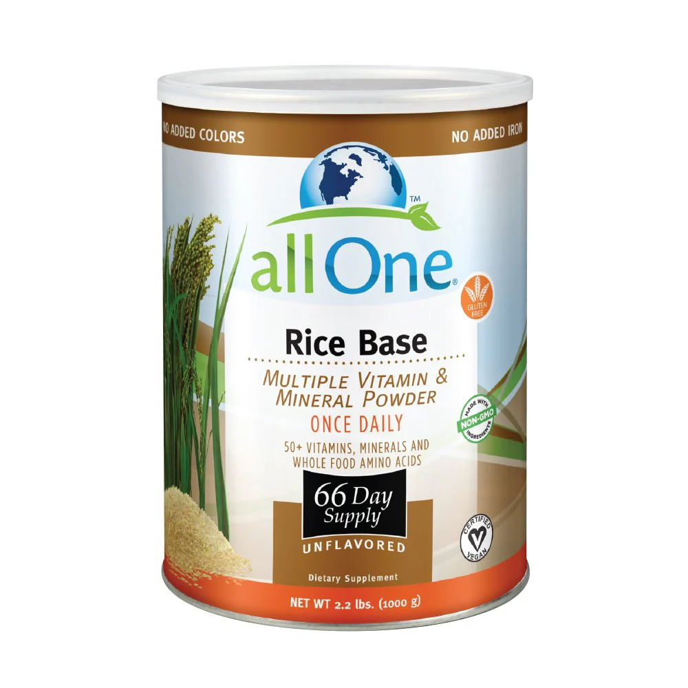 allOne Rice Base Multiple Vitamin & Mineral Powder, Once Daily Multivitamin