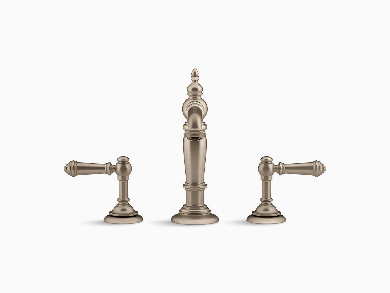 Kohler K-98068-4-2BZ Artifacts Bathroom Sink Lever Handles - Oil Rubbed Bronze