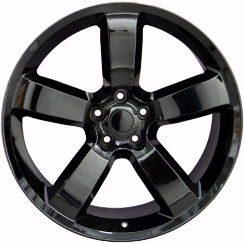 Partsynergy Replacement For 20" Rim fits 2006-2018 Dodge Charger SRT Style Black 20x9 Wheel