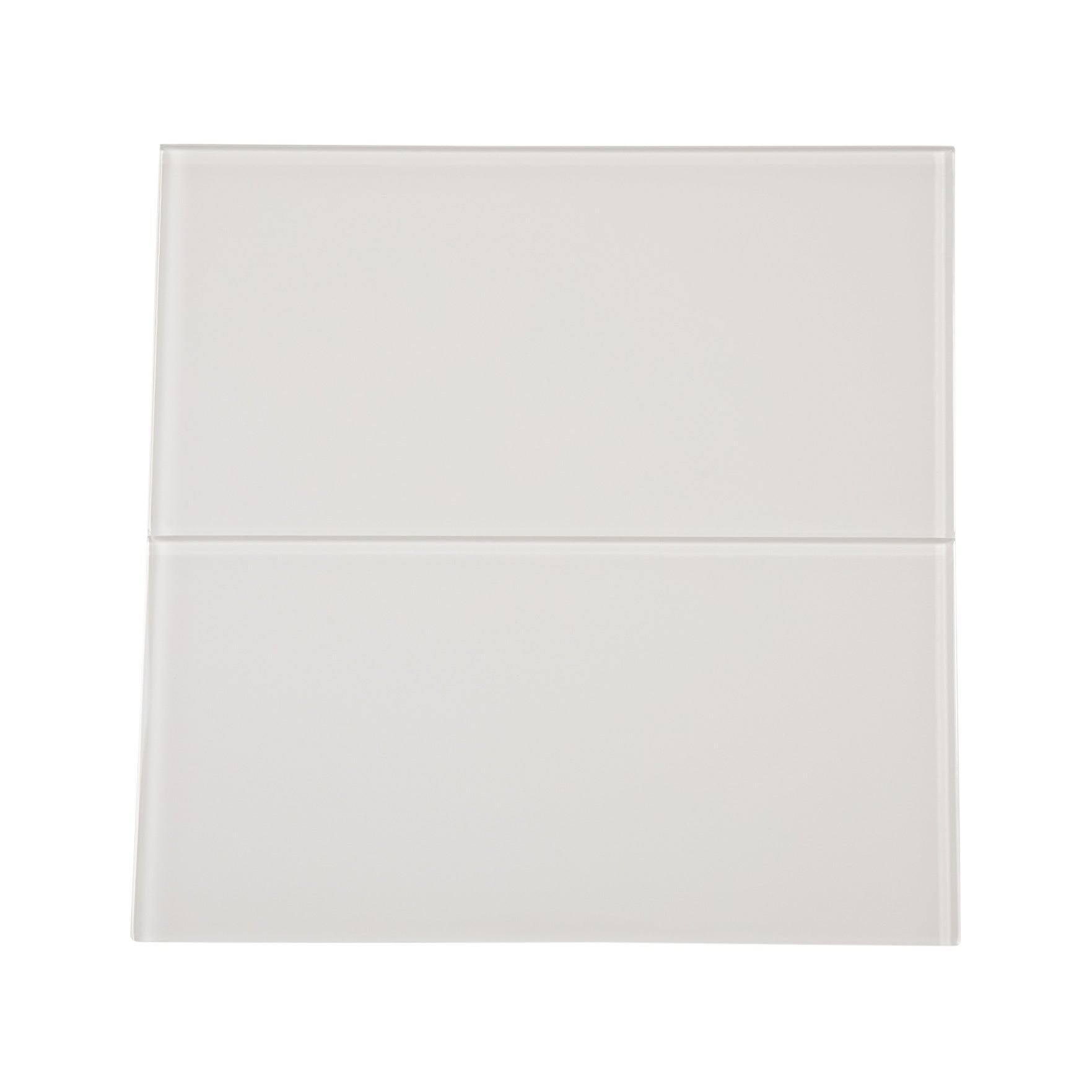 Giorbello Agreeable Gray 6x12 Glass Subway Tiles - 5 Sq. ft. Case