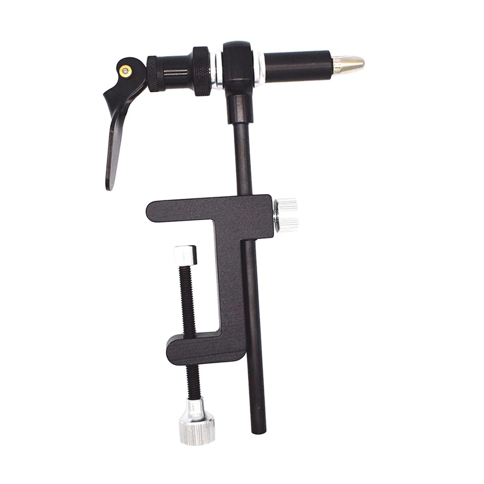 kesoto Fly Tying Vise Fly Lure Making Accessories Beginners, Durable, Metal Practical, Easy to Use Fly Making Tool Fly Tying Tool Rotating Single Head
