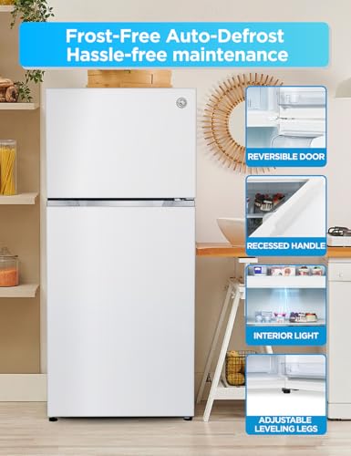 Commercial Cool 11.1 Cu. Ft. Convertible Freezer Refrigerator, Upright Fridge with Glass Shelves, Reversible Door, ENERGY STAR rated, Auto Defrost