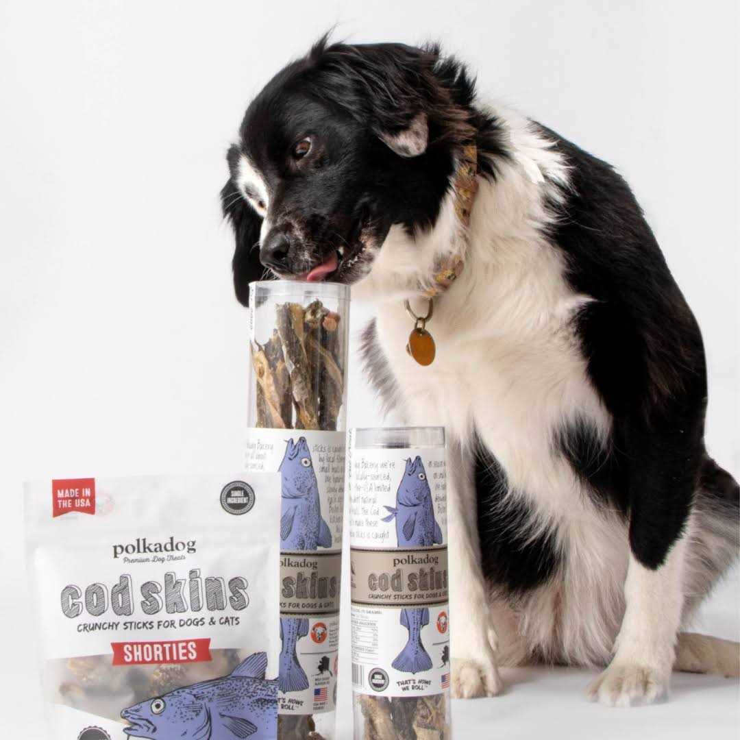 Polka Dog Bakery Cod Skins Crunchy Sticks for Dogs - Pet Supplies online store
