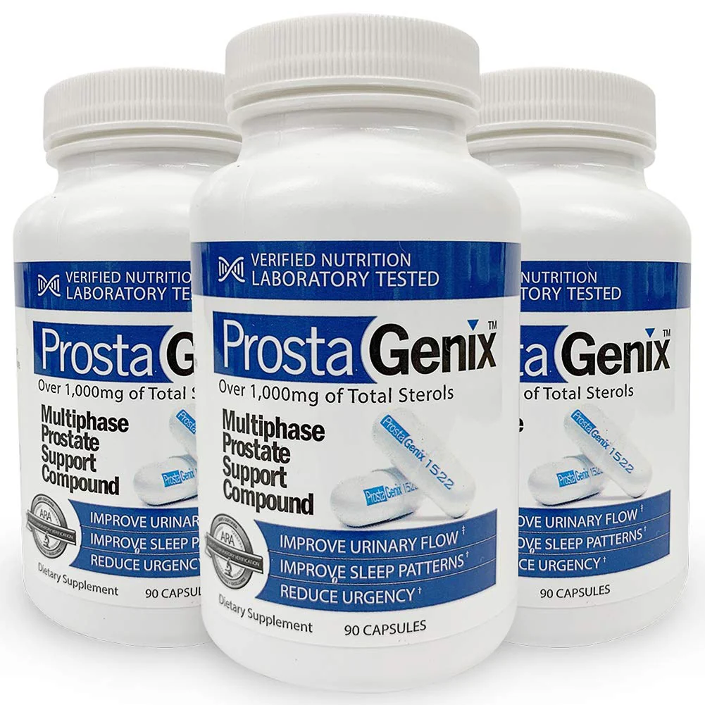 ProstaGenix Multiphase Prostate Supplement Capsule -3 Bottles- Featured on Larry King Investigative TV Show - Over 1 Million Sold