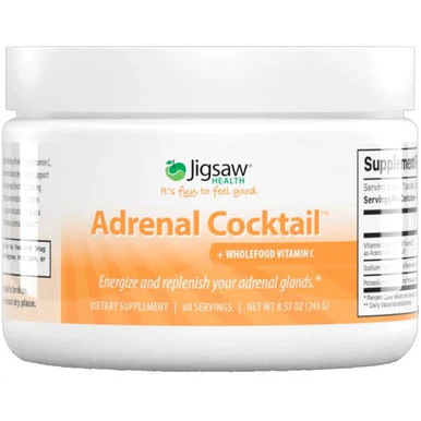 Jigsaw Health Adrenal Cocktail + Wholefood Vitamin C Powder 60 servings - Kansas Nuitrition - HNZSDS