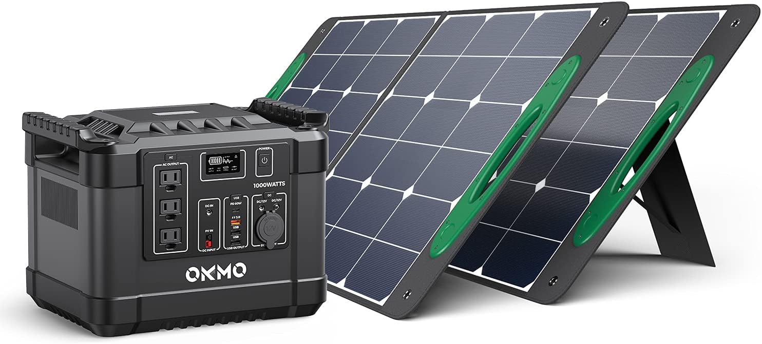Portable Power Station 2000W, 2220Wh Battery Backup Portable Generator, 200W Max Input, PD 60W