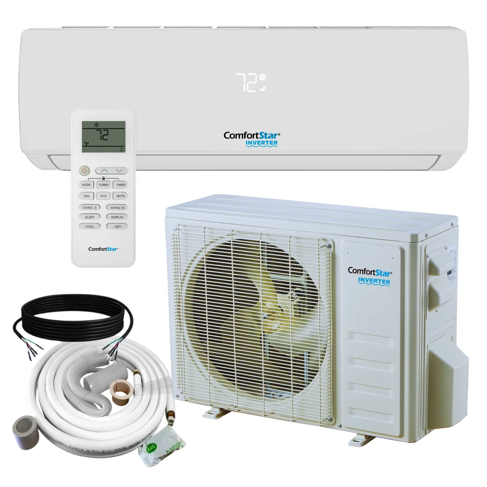 18,000 BTU 17 SEER2 Ductless Mini-Split Inverter+ Air Conditioner Heat Pump System Full Set 220V. - Radiant Selections