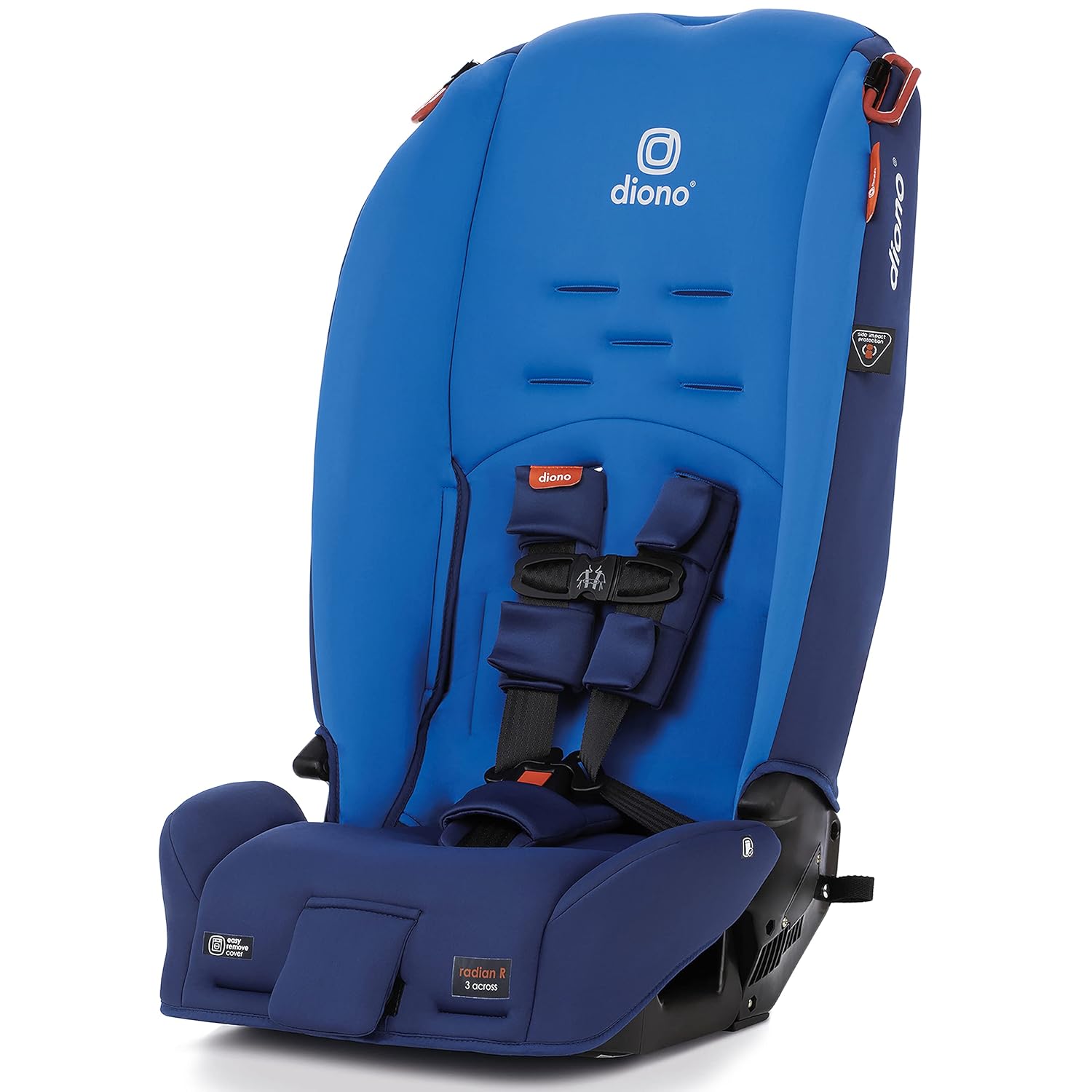 Diono Radian 3R, 3-in-1 Convertible Car Seat, Rear Facing & Forward Facing, 10 Years 1 Car Seat, Slim Fit 3 Across, Pink Blossom