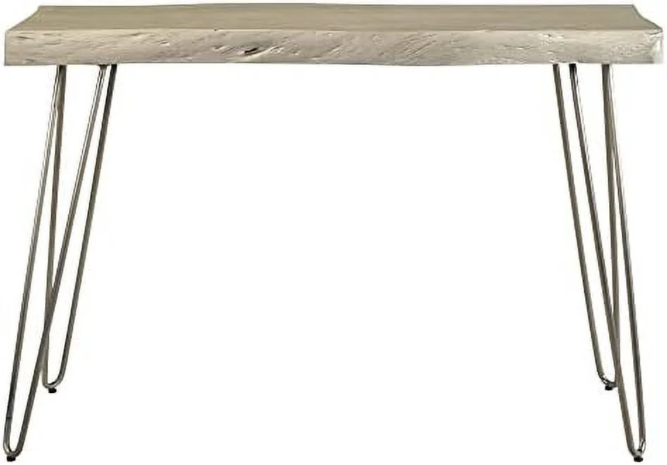 Solid Wood Live Edge Console  Sofa  Hallway TABLE  NATURAL