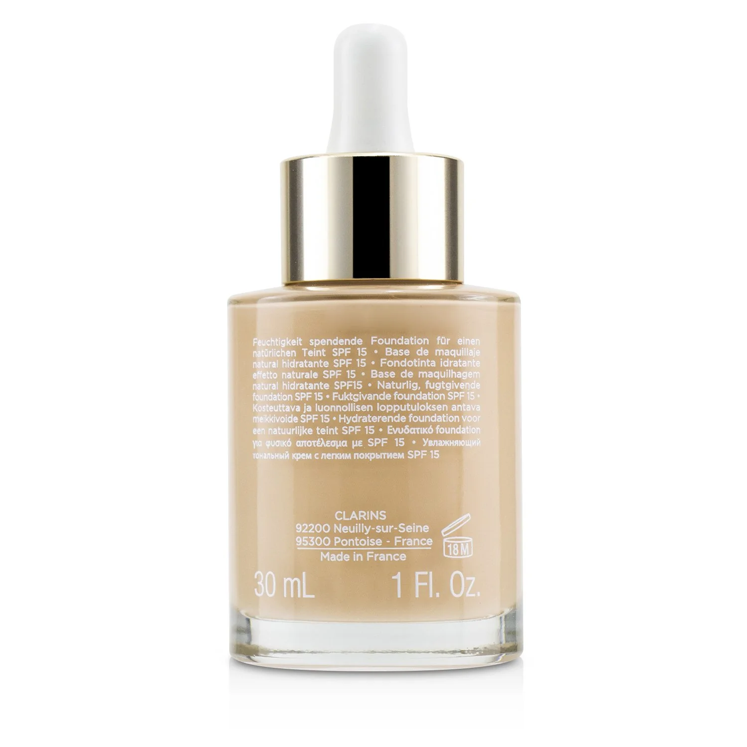 Clarins Skin Illusion Natural Hydrating Foundation SPF 15 # 105 Nude  30ml/1oz