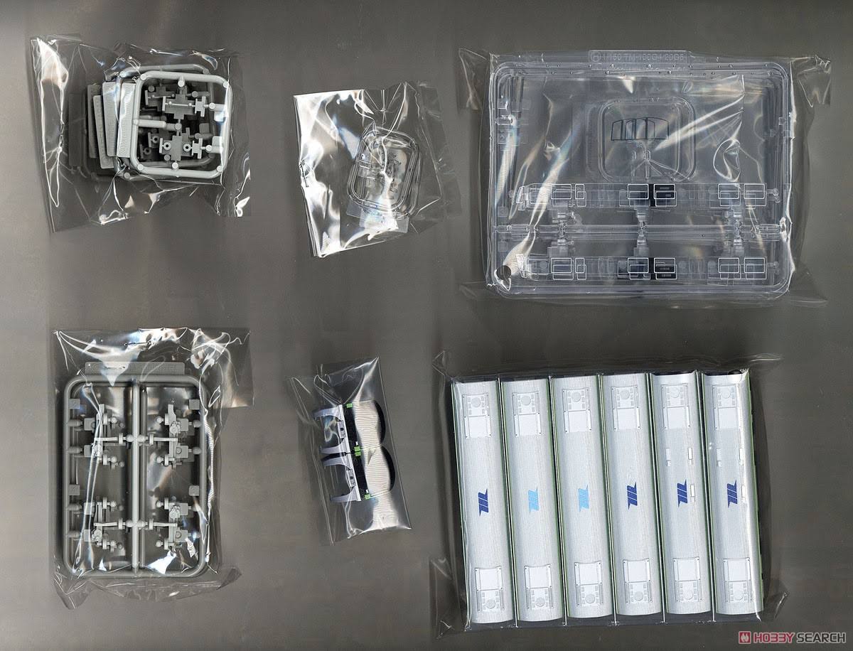 Fujimi Tokyo Monorail Type 10000 6-Car Train Painted Plastic Model 1/150 Scale