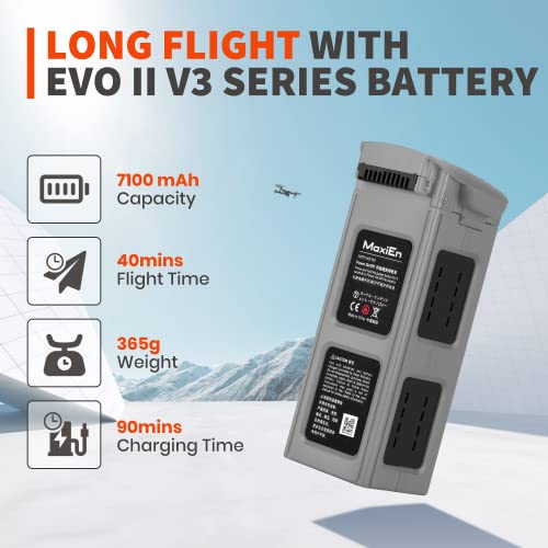 Autel Robotics EVO 2 Battery 7100 mAh 11.55V Smart Battery for EVO II/EVO II Pro/EVO 2 Enterprise/RTK/EVO 2 Dual 640T Drones(V2 & V3), 2025 N-e-w
