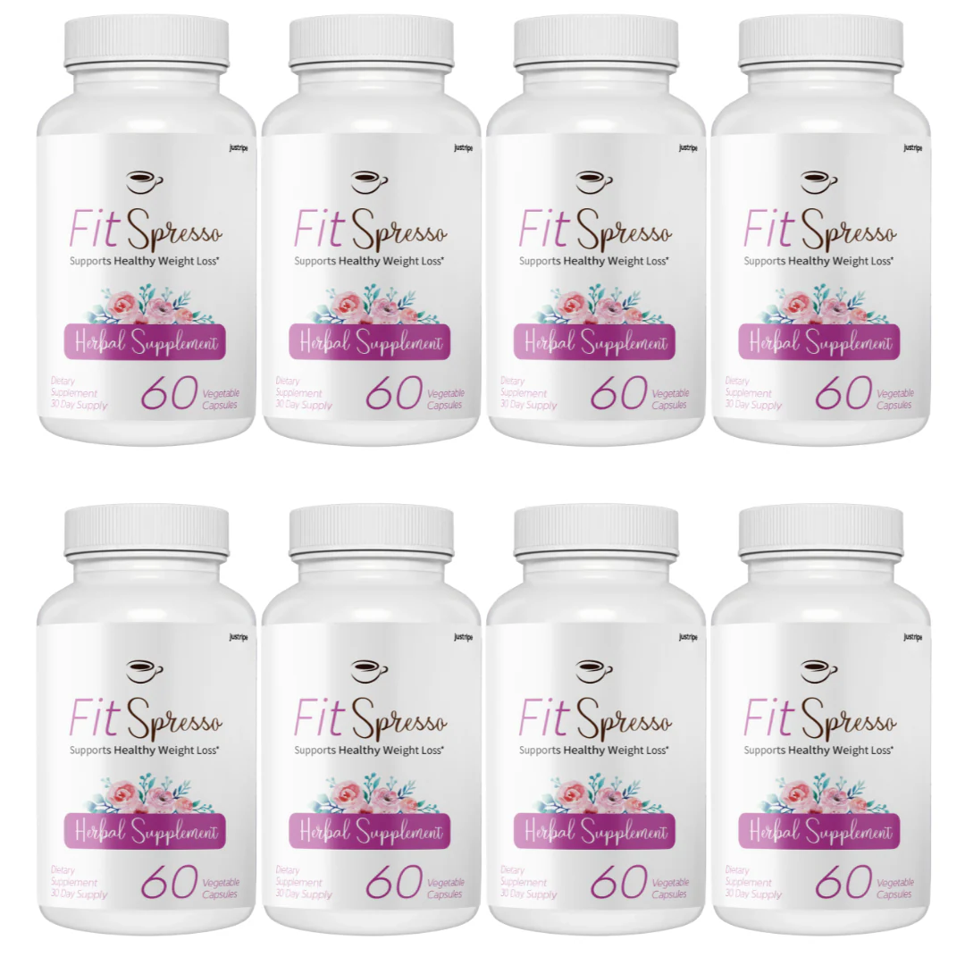 Fitspresso Healthy Weight Loss Support Supplement Pills - 8 Bottles - Kansas Nuitrition - HNZSDS