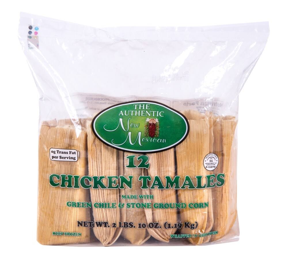 The Authentic New Mexican Chicken Tamales - 40 oz