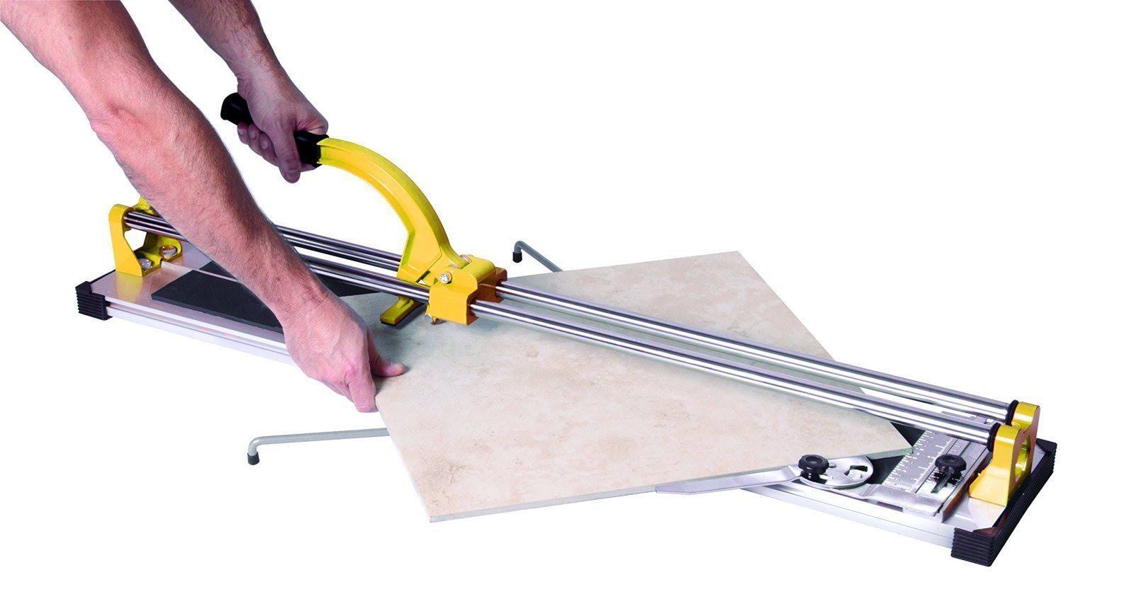 QEP 10900Q 35-Inch Manual Tile Cutter with Tungsten Carbide Scoring Wheel for