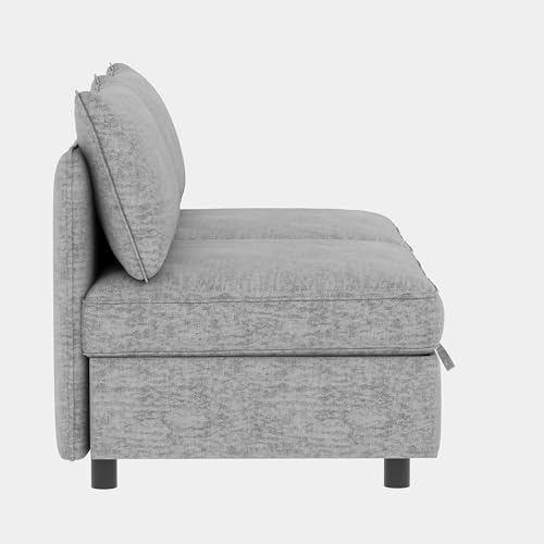 Oversized Modular Storage Sectional Sofa Customizable Seating Group Sofa&Couch Convertible Sleeper Sofabed with Movable Ottomans and Seat