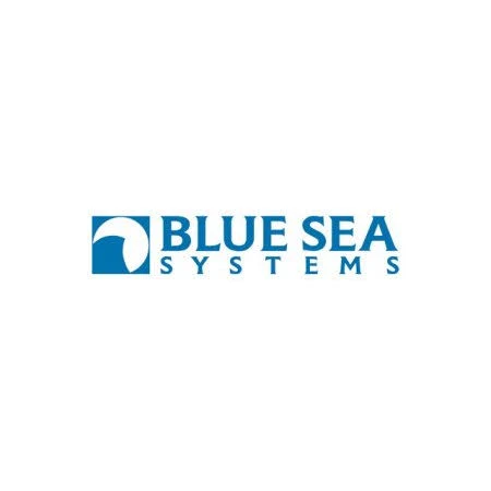 Blue Sea 8373 Water Resistant 6 Position Panel, Black, Vertical Mount, 12 V