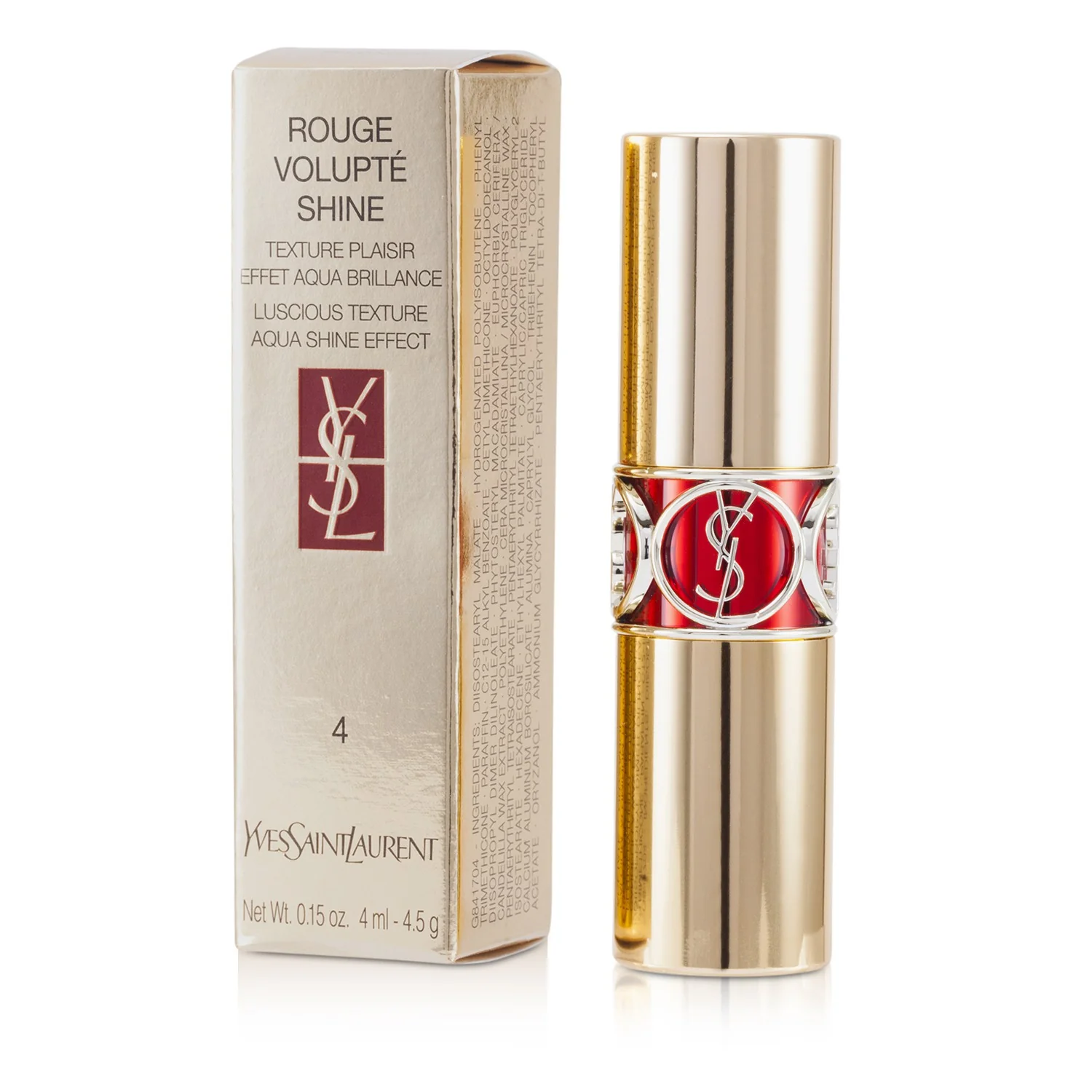 Yves Saint Laurent Rouge Volupte Shine - # 129 Carmine Retro 3.2g/0.11oz
