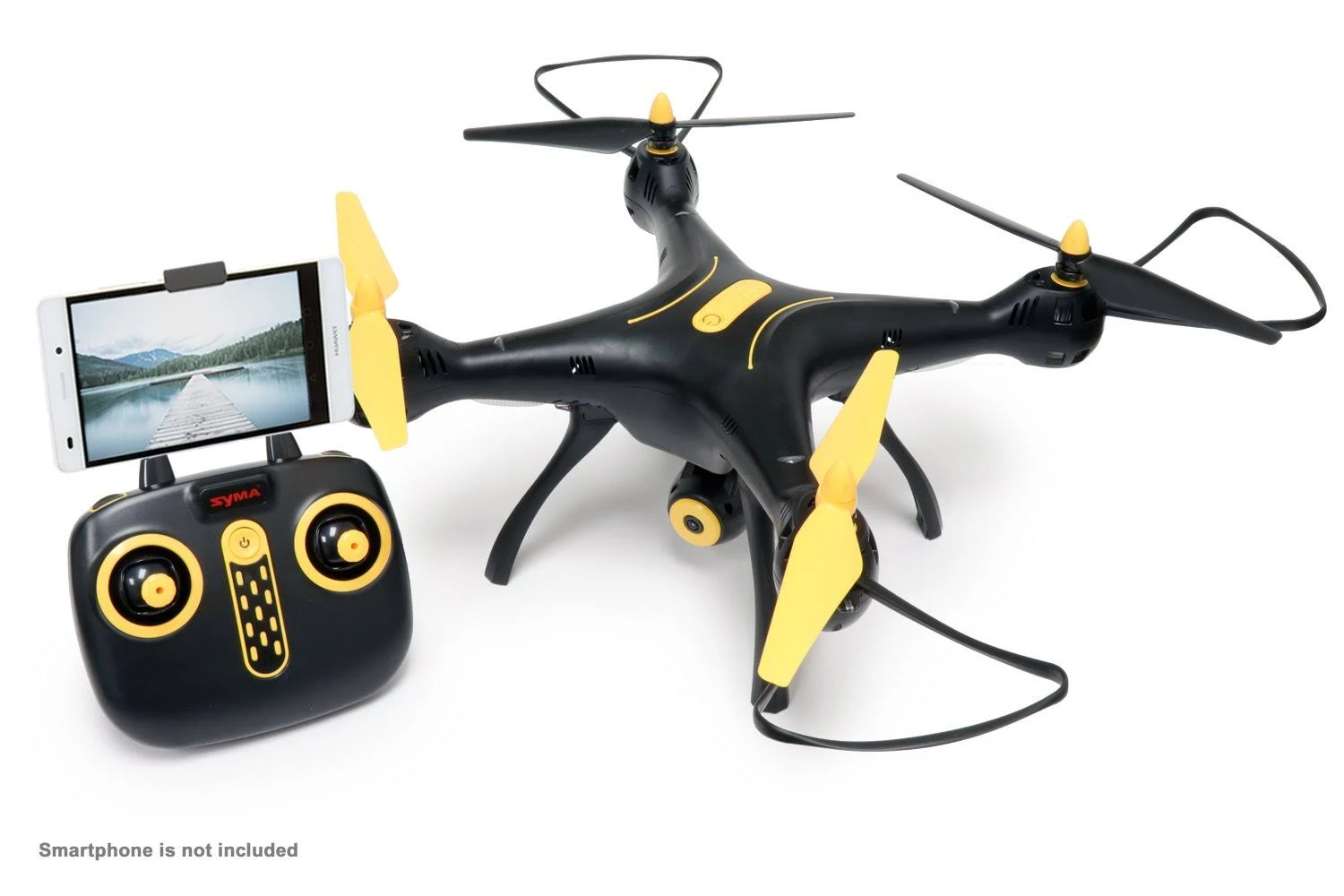 Syma X8SW WiFi FPV Quadcopter Drone 720p HD Camera Altitude Hold (Black/Yellow)