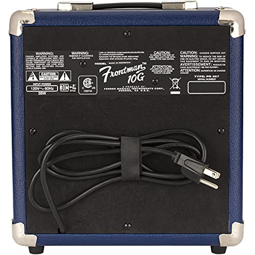 Fender Frontman 10G Guitar Combo Amplifier - Black Bundle with Cable and Austin Bazaar Exclusive 12-Pack Picks
