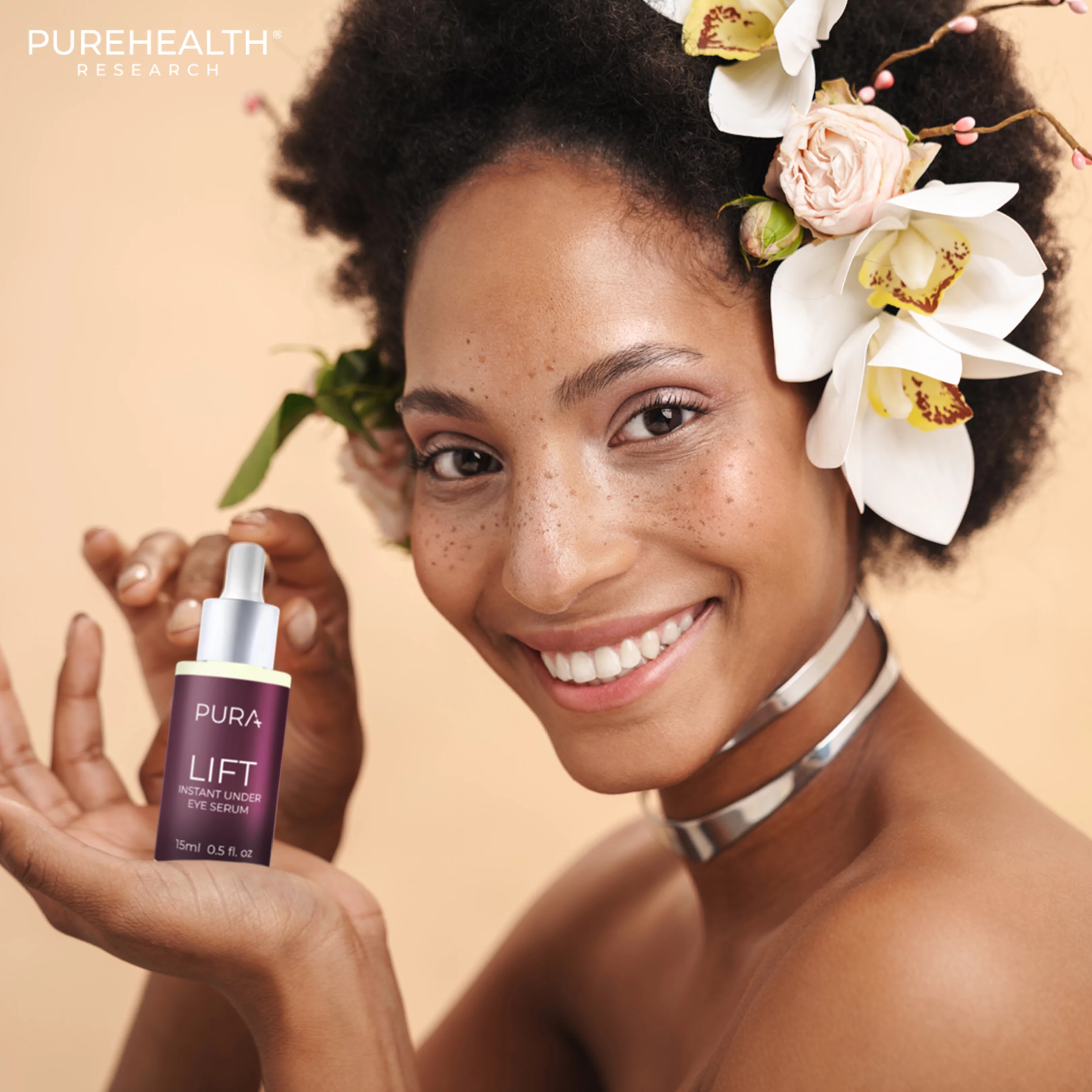 PURA Lift Instant Under Eye Serum - Advanced Dark Circle Reducer, Anti Aging Serum - Reduces Wrinkles, Under-Eye Puffy Bags
