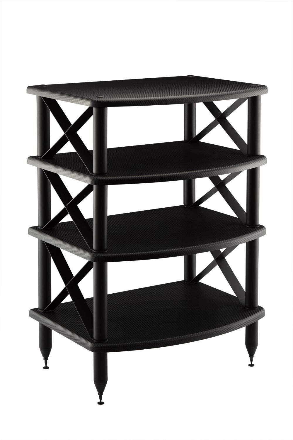 Pangea Audio Vulcan x Four Shelf Audio Rack (Carbon Fiber)