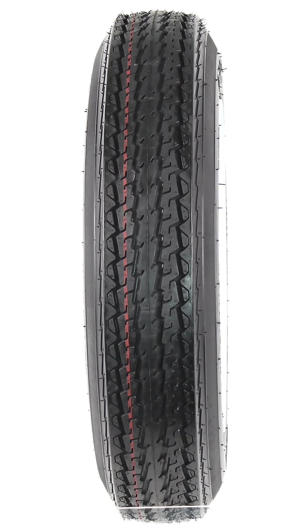 2-Pack Trailer Tire On Rim 4.80-12 12 in. Load C 4 Lug White Spoke Wheel