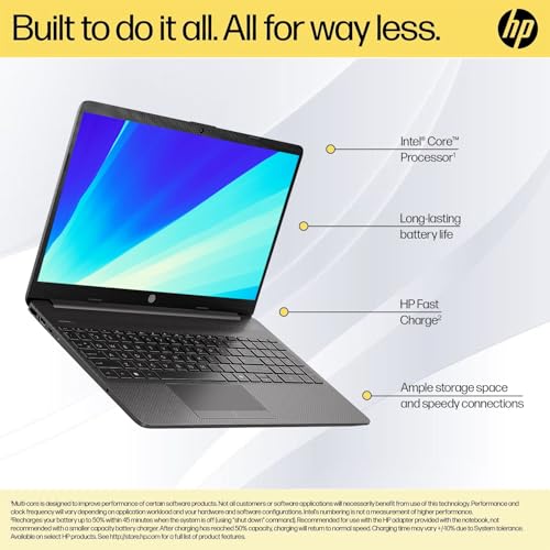 HP 250 G10 15.6" FHD Business Laptop, Backlit Keyboard, Microsoft Office 365, Intel Core i3-1315U (6 cores, Up to 4.5GHz), 16GB RAM, 1TB SSD, USB-C