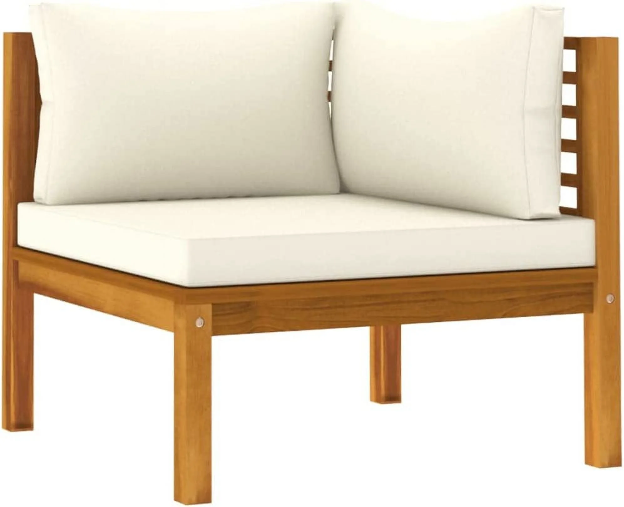 Furniture Sets Patio Chairs with Tea Table and Cushions Solid Acacia Wood Outdoor Furniture Sets Clearance Outdoor Tables for Conversation Dining