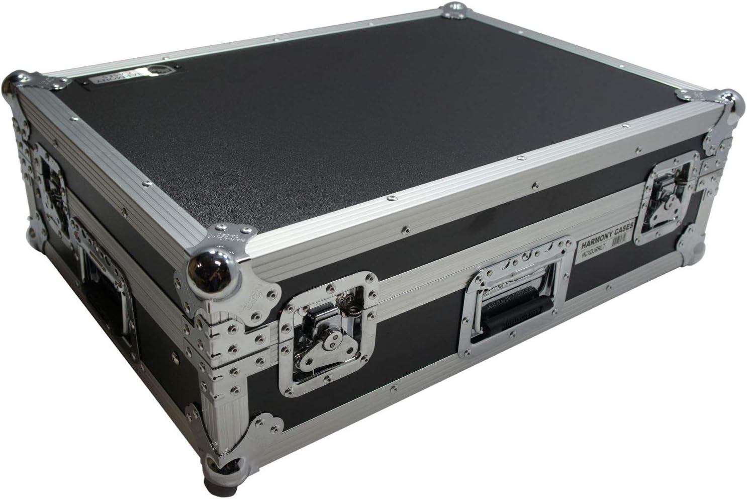 Harmony HCXDJRRLT Flight Angle Glide Laptop Stand DJ 1U Rack Case Compatible with Pioneer XDJ-RR