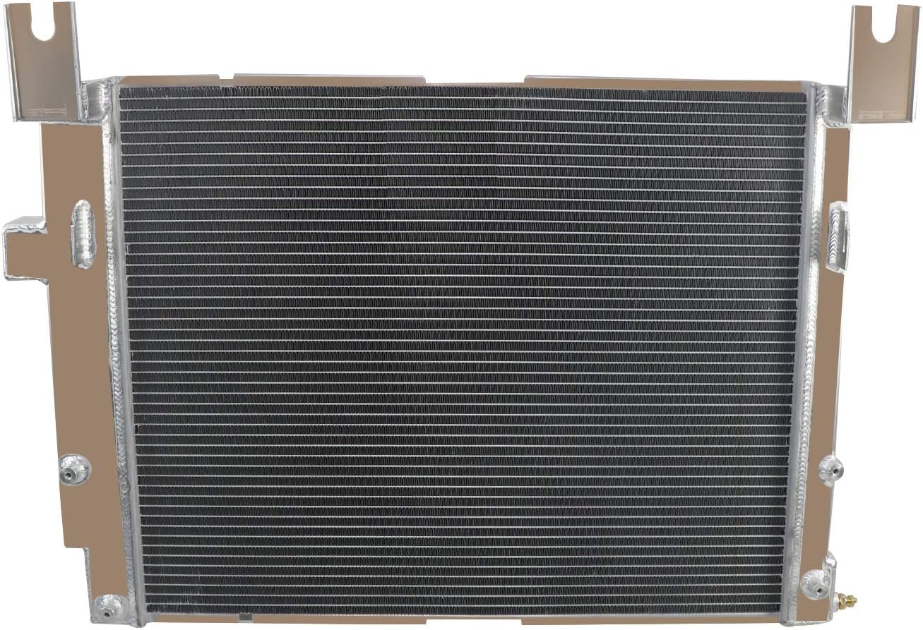 CoolingSnow 4 Row Radiator for Dodge Durango Dakota 3.7L 3.9L 5.2L 5.9L 2000-2004