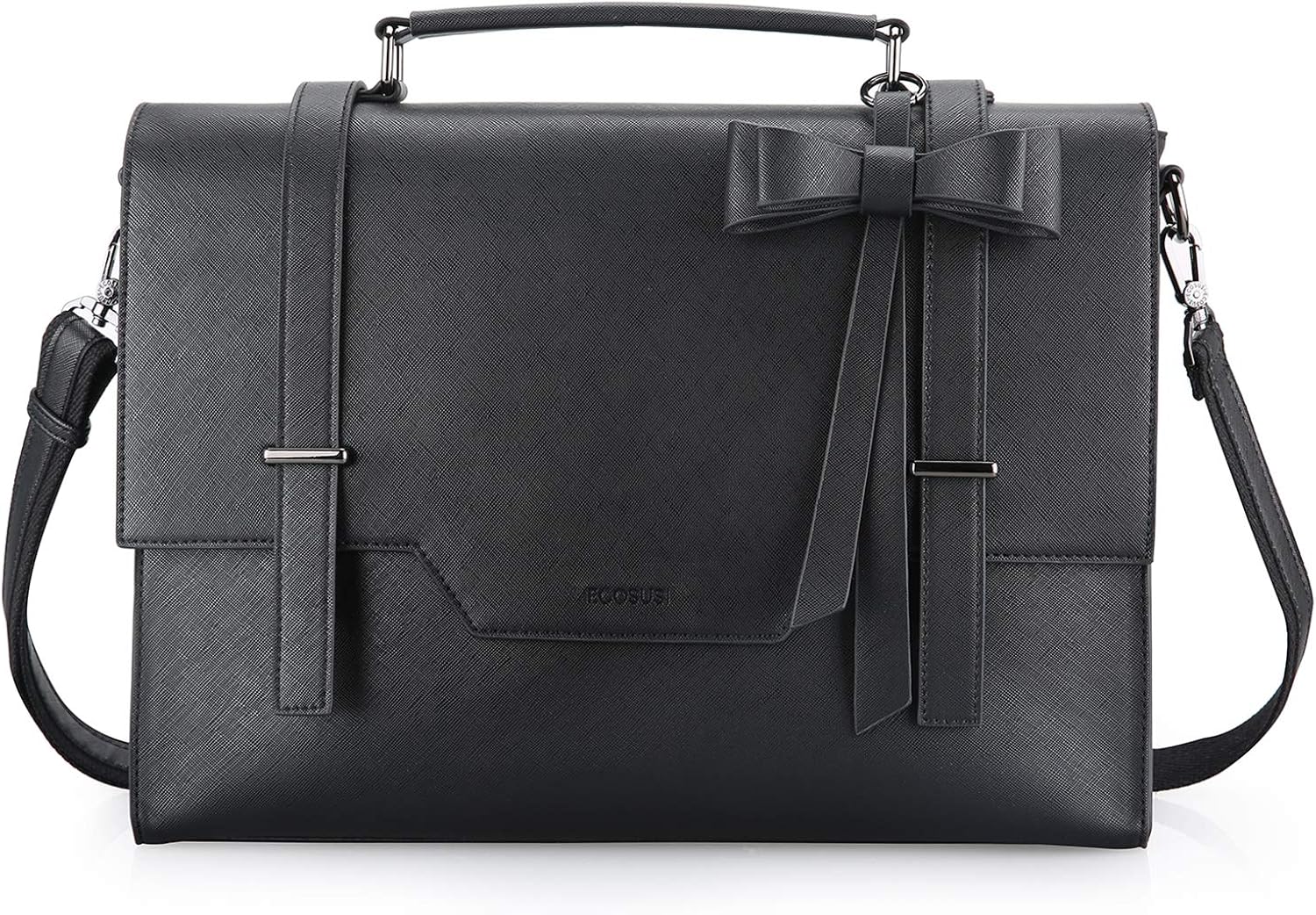 ECOSUSI Laptop Messenger Bag Women Briefcase 15.6 inch Laptop Satchel Handbags