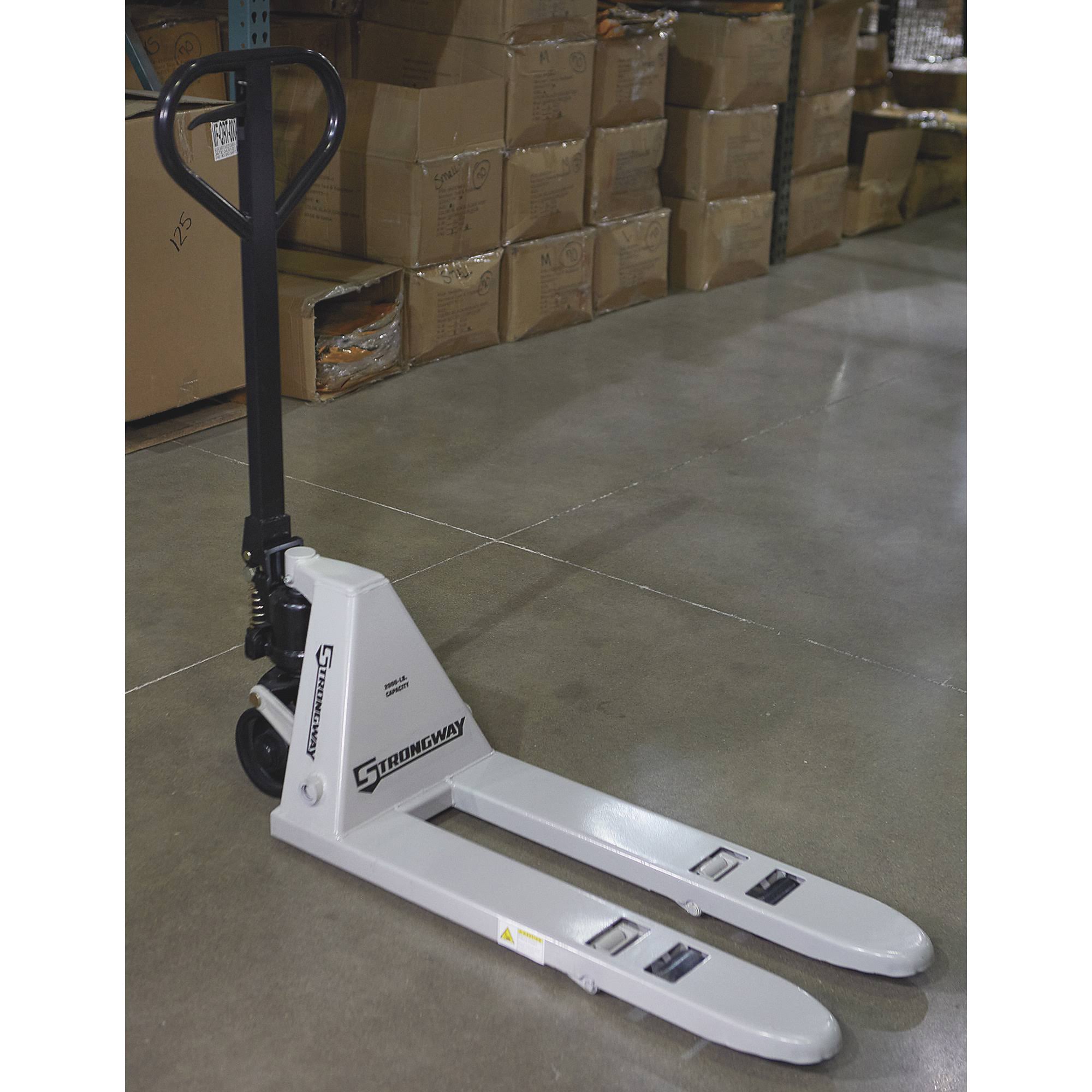 Strongway Mini Pallet Jack - 2000-Lb. Capacity, 47Inch L x 15inch W, Model 51-S062