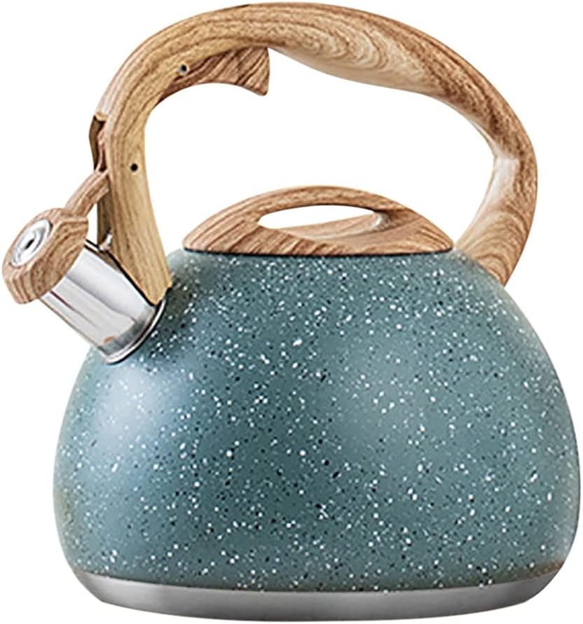 Stainless Steel Whistling Tea Kettle Stovetops Food Grade Teapot With Heat-proof Handle For Gas Induction
