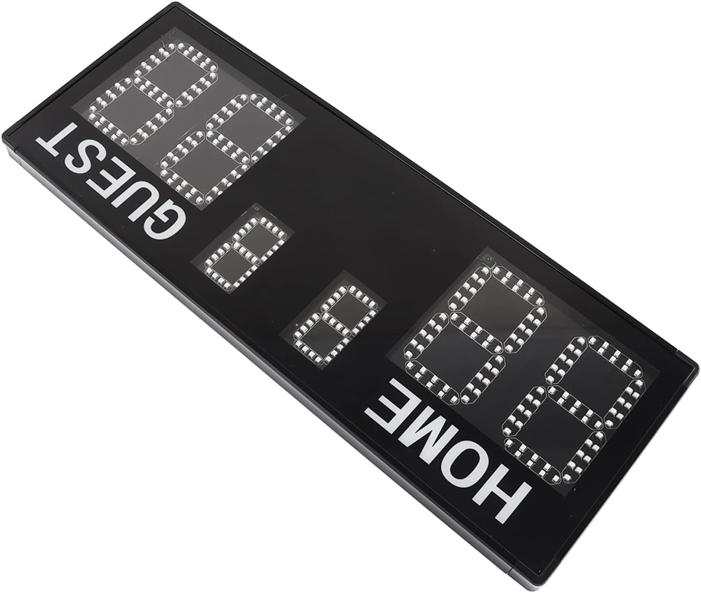 Tournament Remote Control Scoreboard - 5 Digit Scoreboard, Portable Electronic Scoreboard for Volleyball, Basketball