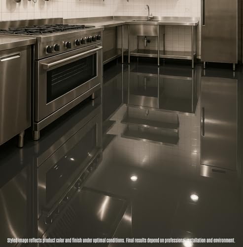 BP Resins: Single Shot |100% Solids Epoxy Resin Kit (3 Gallon) Solvent-Less, Two Component Gloss Coat Finish- Low VOC! Industrial Use, Garages