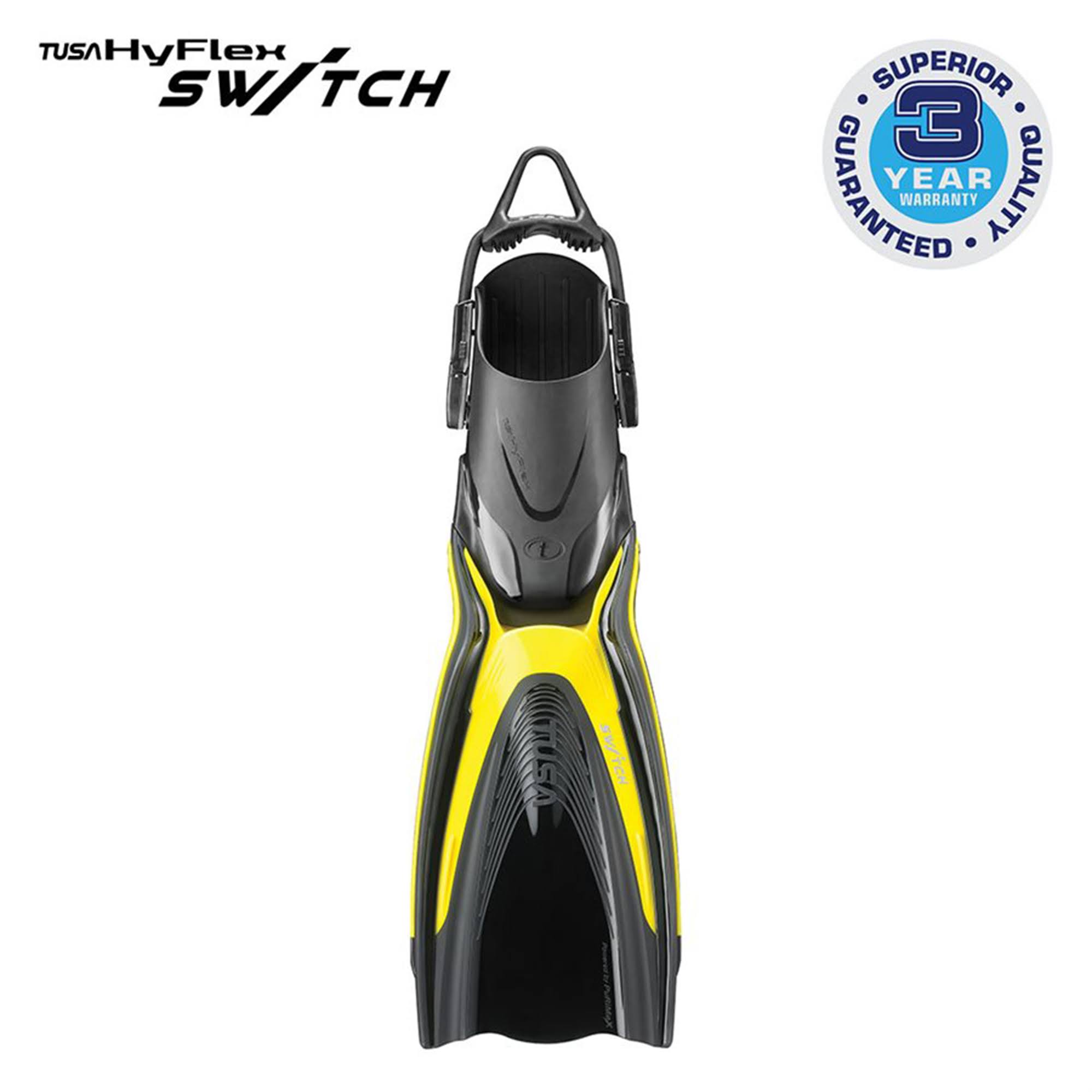 Tusa HyFlex Switch Fins Small Yellow
