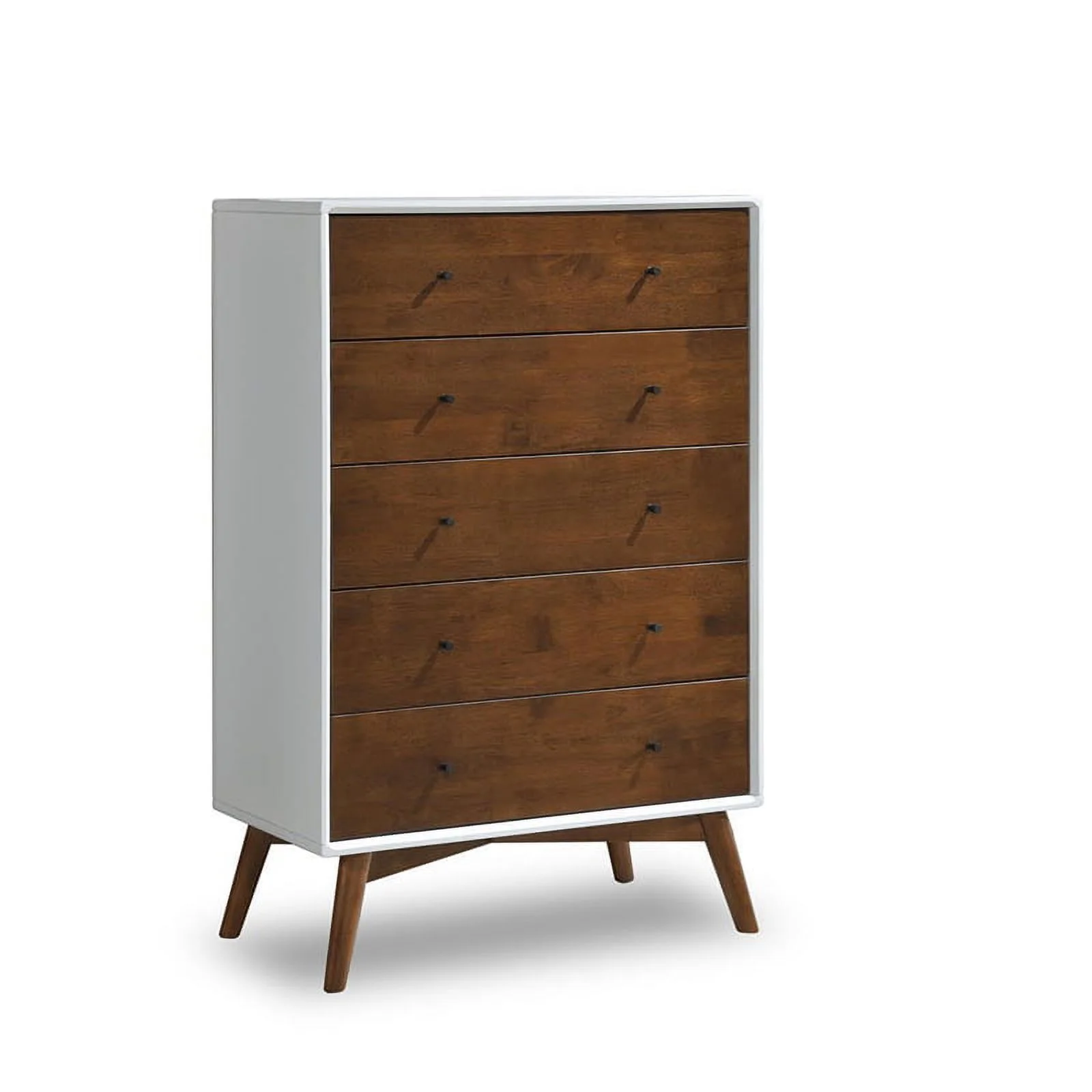 Home Square 3 Piece Set with 5 Drawer Dresser 6 Drawer Dresser and Nightstand