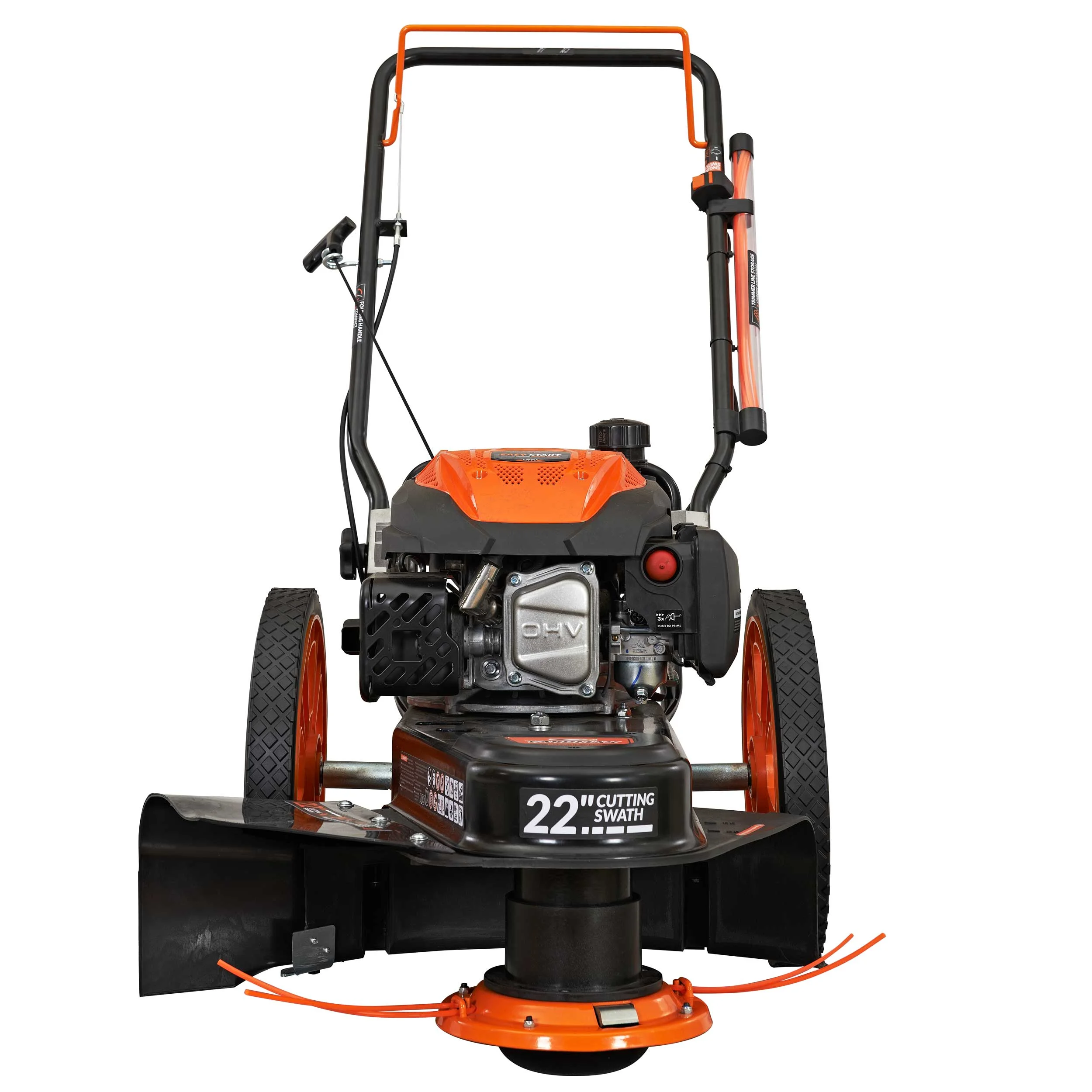 YARDMAX 22 in. 170cc Gas Walk Behind String Trimmer Mower - Radiant Selections