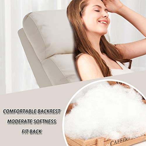 BestMassage | Recliner Chair | with 2 Point Massage Function | Black | with Lumbar Support, Adjustable Push Back, Wide Armrests